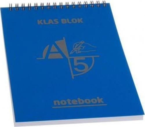 Bloknot Spiralli Plastik Kapak Kareli 72 YP A5