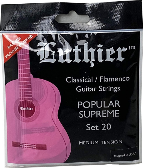 LUTHİER LU-20 KLASİK GİTAR TELİ FLAMENCO