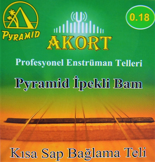 0.18 PYRAMİD KISA SAP BAĞLAMATELİ - SAZ TELİ