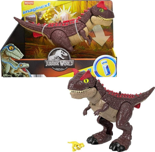 Jurasic World Imaginext Jurassic World Spike Strike Carnotaurus HML42