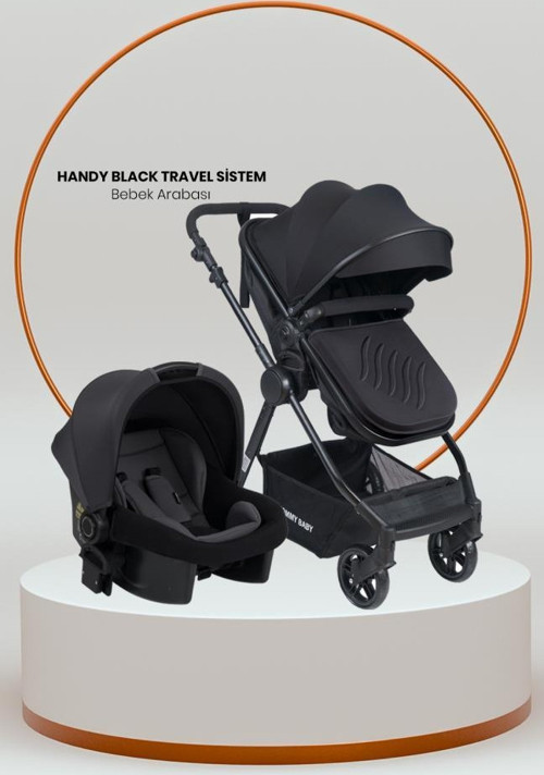 Handy Black New Travel Seyahat Sistem Bebek Arabası