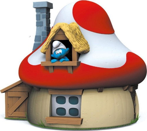 Smurfs Mushroom House Money Box - Şirinler Evi Kumbara