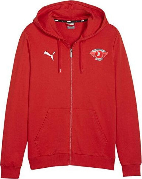 Turk Hava Yolları Swetshirt Türk Hava Yolları Erkek Futbol Antrenman Ceketi THY-65859501 Kırmızı