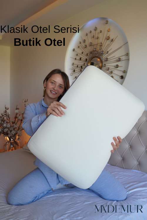 Visco Yastık Klasik Yastık Butik Otel Ergonomik Yastık 65X45X12 Cm