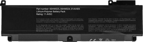 01AV4O6 Lenovo ile Uyumlu ThinkPad T460s Batarya Pil Ver.1 Üst