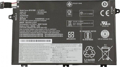 Lenovo ile Uyumlu E41-50 82HX Laptop Batarya Pil