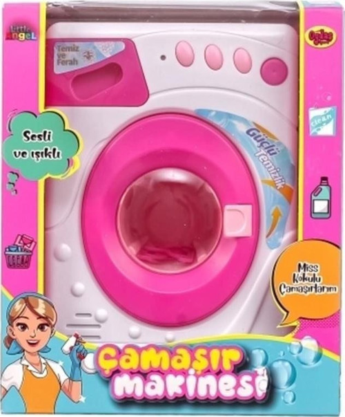 Kız Erkek Çocuk Oyuncak Oydaş Pilli Çamaşır Makinesi Orta Boy 2604 Kız Erkek Çocuk Eğitici Eğitici Oyunc