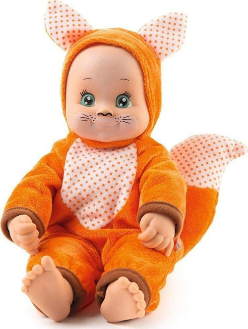 Kız Erkek Çocuk Oyuncak 7600210121 Minikiss Hayvan Kıyafetli Bebek 30cm Kız Erkek Çocuk Eğitici Eğitici