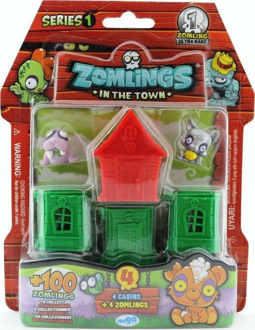 Öğretici Oyuncak Zomlings 4'Lü Paket Seri 1 Kırmızı Evli P00972 Kız Erkek Çocuk Eğitici Eğitici O