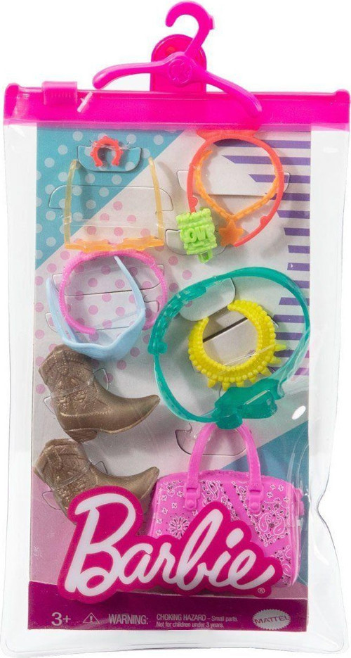 Öğretici Oyuncak GWD98 Barbie'nin Moda Aksesuarları Paketleri / Asorti Seçilemez. Kız Erkek Çocuk Eğitici Öğretici Oy