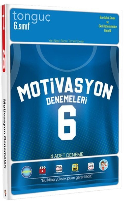 Tonguç Yayınları 6. Sınıf 4'Lü Motivasyon Denemeleri
