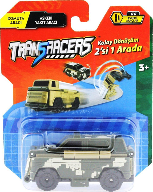 Eğlenceli Oyuncak Transracers Dönüşen Araçlar Askeri Araçlar Komuta Aracı / Yakıt Aracı Kız Erkek Çocuk Eğitici Öğreti