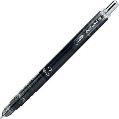 Delguard Light Mekanik Kurşun Kalem 0.7mm Şeffaf Siyah