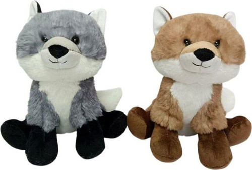 PB31563-23 Peluş Oturan Tilki 23cm - 1adet stokta olan gönderilir Kız Erkek Çocuk Oyuncak Eğitici Oy