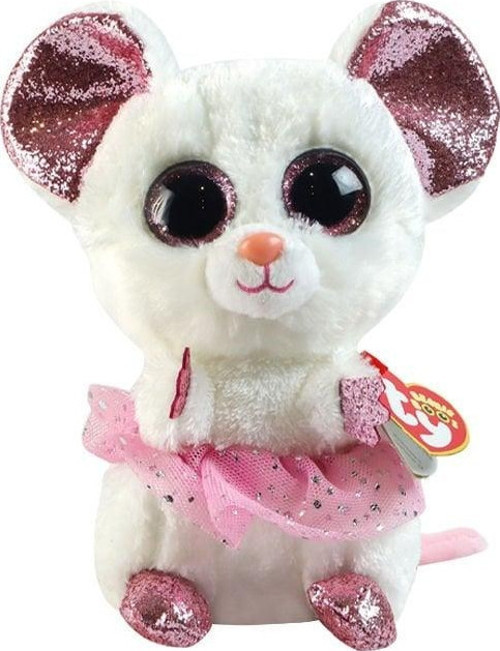 TY Beanie Boos Tütülü Peluş Fare Nina 17cm Kız Erkek Çocuk Oyuncak Eğitici Oyuncaklar