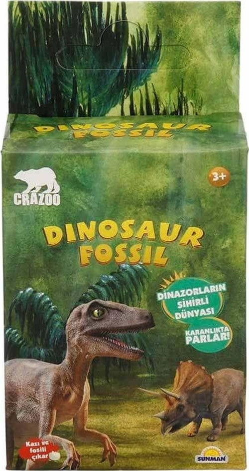 Karanlıkta Parlayan Dinozor Fosil Kazı Seti - S00003201 Kız Erkek Çocuk Oyuncak Eğitici Oyuncaklar