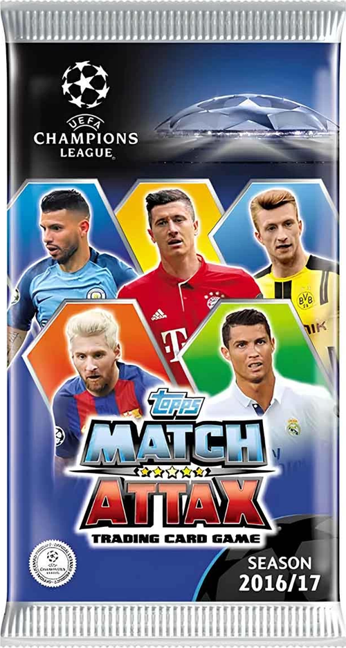 UEFA Şampiyonlar Ligi 16/17 Match Attax Futbolcu Kart Kız Erkek Çocuk Oyuncak Eğitici Oyuncaklar
