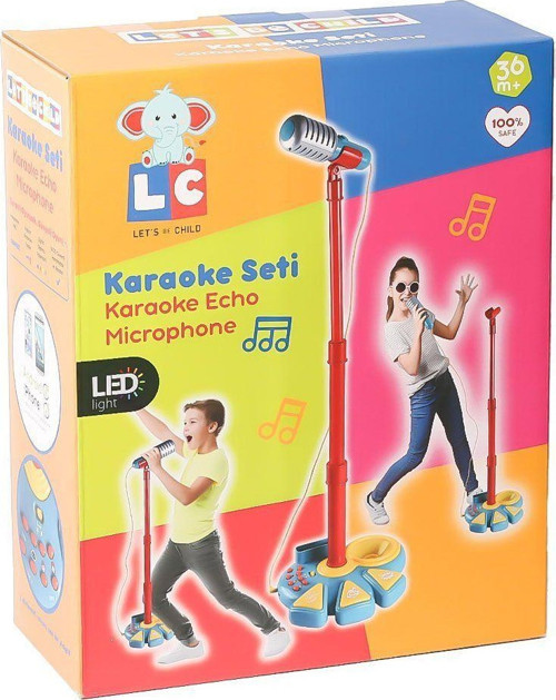 LC-30966 Işıklı Ses Değiştirici Efektli 6 Farklı Müzik Stili ve Ritim Ses Efektleri İçeren Mp3 Giriş