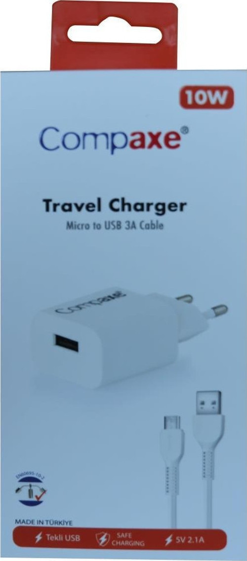 CTA-521MU 5v 2.1a 10W 1Mt Usb 3.0 Ev şarj+ Mikro Şarj Kablosu