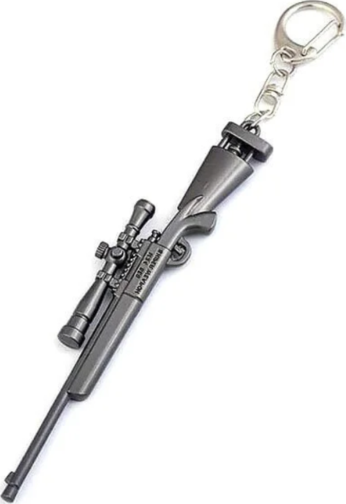 Pubg Metal Gri Keskin Nişancı Tüfeği Anahtarlık Kız Erkek Çocuk Oyuncak Eğitici Oyuncaklar