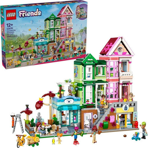 42670 Lego Friends Heartlake Apartman ve Mağazalar 2040 parça +12 yaş Kız Erkek Çocuk Oyuncak Eğitic