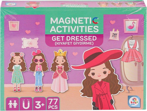 LC7982 Manyetik Aktivite Kız Kıyafet Giydirme -Laçokids Kız Erkek Çocuk Oyuncak Eğitici Oyuncaklar