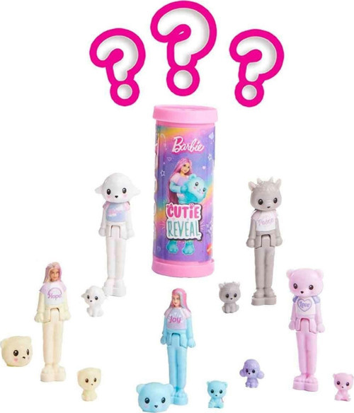 JCR15 Mini Barbieland Cutie Reveal Sürpriz Bebek -1adet fiyatıdır Kız Erkek Çocuk Oyuncak Eğitici Oy