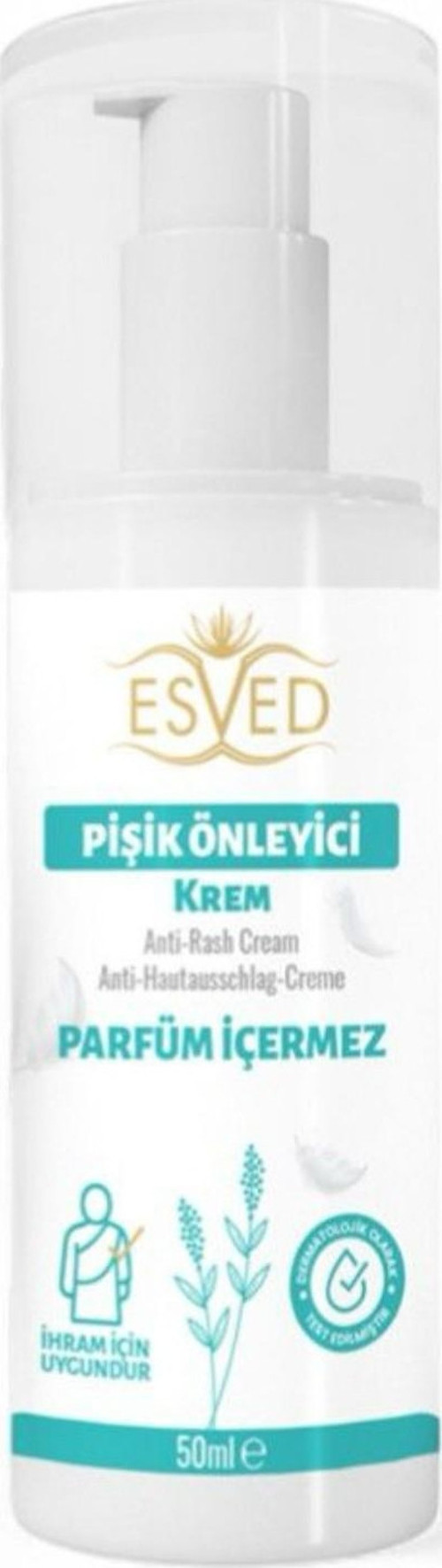 Kokusuz pişik kremi ihram pişik kremi umre pişik kremi Hac pişik kremi 50 ML.
