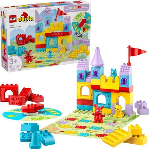 Kız Erkek Çocuk Oyuncak 10448 Lego Duplo 3'ü1 Arada Tekerlekli Hayvanlar 58 parça +2 yaş Kız Erkek Çocuk Eğitici Öğretici Oy
