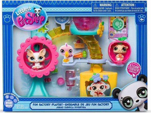 Öğretici Oyuncak 0590 Littlest Pet Shop Miniş ve Temalı Oyun Köşesi - - 1adet Stokta Olan Gönderilir Kız Erkek Çocuk
