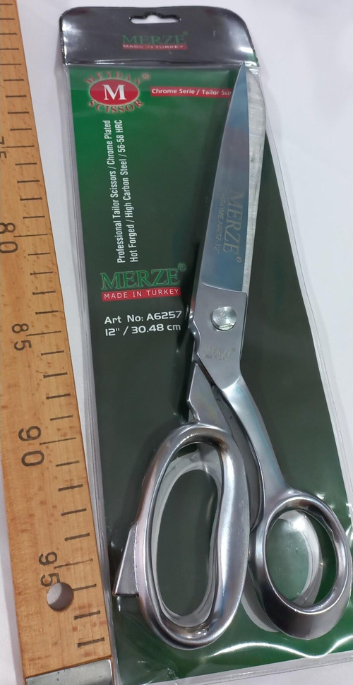 Krom Terzi Makası Somunlu No:12 31 Cm