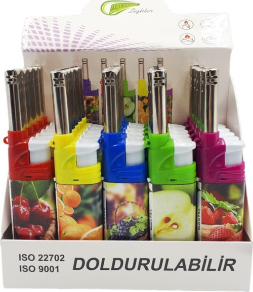 Desenli Mutfak Çakmağı 25 Adet