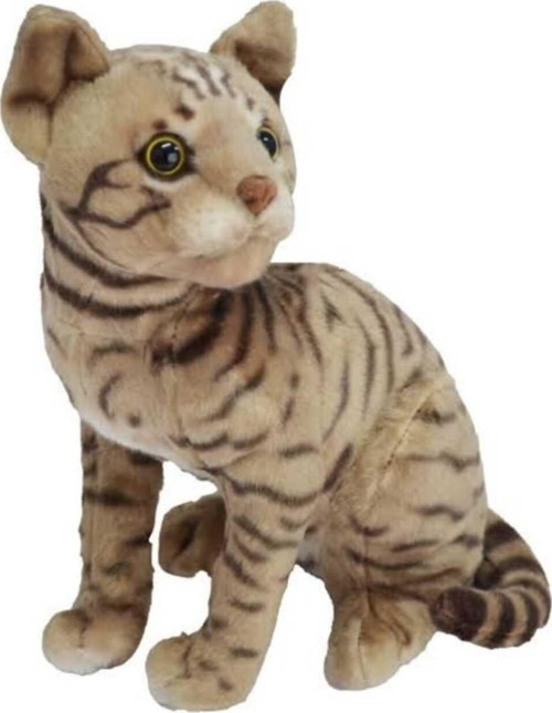 Berattoys 30 Cm Sesli Peluş Kedi Miyavlayan Kedi Peluş Oyuncak Kedi Hediyelik Peluş Uyku Arkadaşı