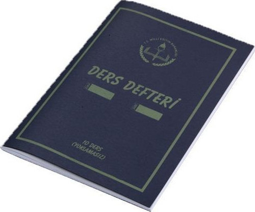 Ders Defteri Yoklamasız Plastik Kapak 6-7-8-H-1-2-3 Sınıf 419