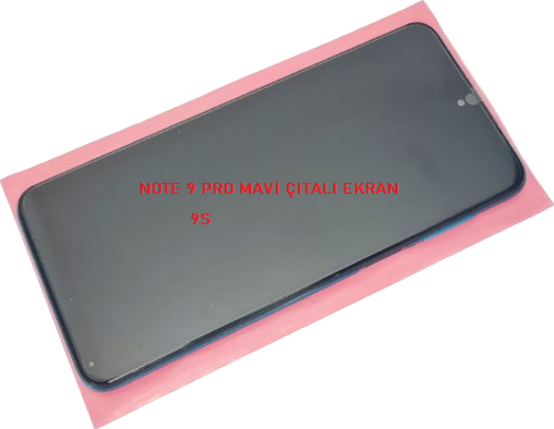 Xiaomi Redmi Note 9S Lcd Ekran Dokunmatik Orijinal (Full ÇITALI MAVİ)