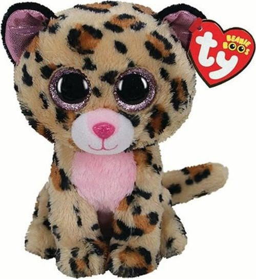 TY Beanie Boos Kahverengi Benekli Peluş Leopar Livvie 15cm Kız Erkek Çocuk Oyuncak Eğitici Oyuncakla