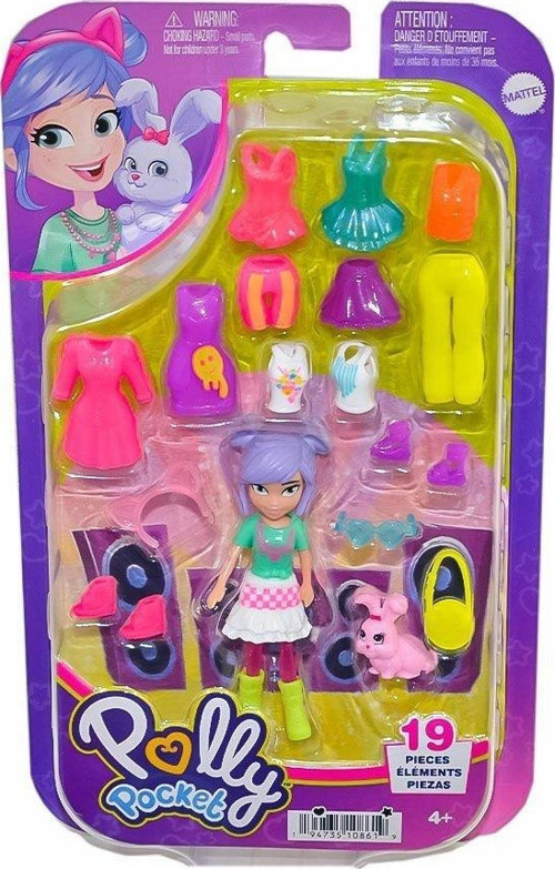 HKV88 Polly Pocket Farklı Kombin Eğlencesi -1adet stokta olan gönderilir Oyun Setleri-Mattel Kız Erk