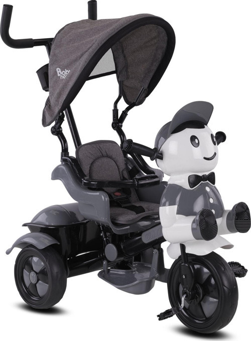 0125 Yupi Panda Ebeveyn Kontrollü Üçteker Itmeli Çocuk Bisikleti