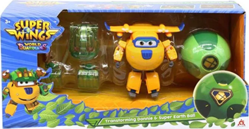 Harika Kanatlar Dönüşen Donnie ve Super Earth Ball Kız Erkek Çocuk Oyuncak Eğitici Oyuncaklar
