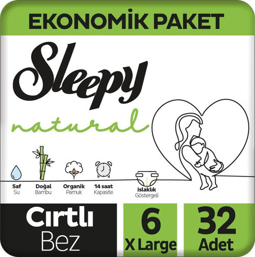 Çocuk Bezi 2Li Naturel No:6 15-25kg 32 Adet