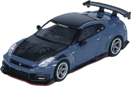 Inno 1/64 Nissan GT-R R35 Nismo 2024 Tuned by TOP SECRET Hong Kong Toy Car Salon Kız Erkek Çocuk Oyu