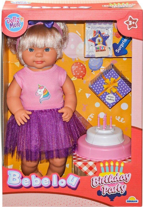 40021 Bebelou Doğum Günü Bebek 40 Cm