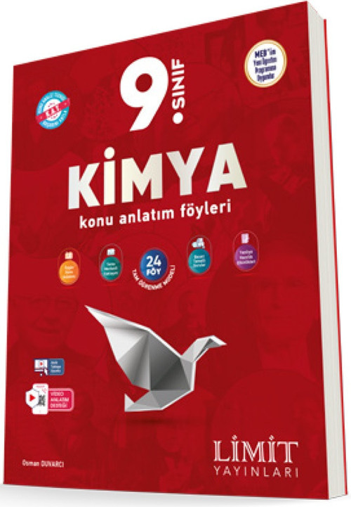 Limit 2025 9. Sınıf Kimya Konu Anlatım Föyleri Güncel Müfredat