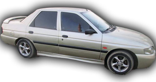 Ford Escort Yan Marşpiyel Boyalı