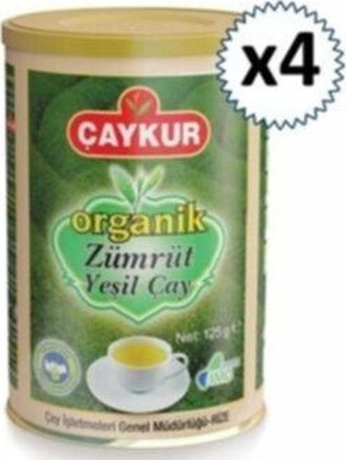 Organik Zümrüt Yeşil Çay 125 Gr X 4 Adet