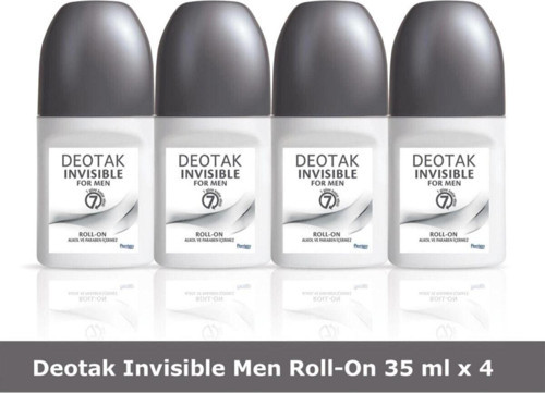 Invisible For Men Roll-on Deodorant 35 ml X 4 Adet