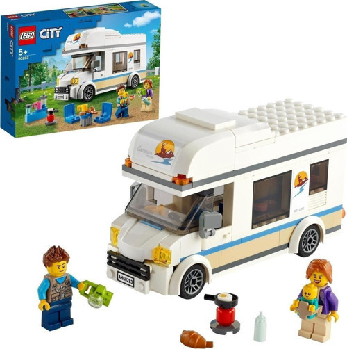 City Tatilci Karavanı 60283 Yapım Seti; Çocuklar İçin Harika bir Tatil Oyuncağı (190 Parça)