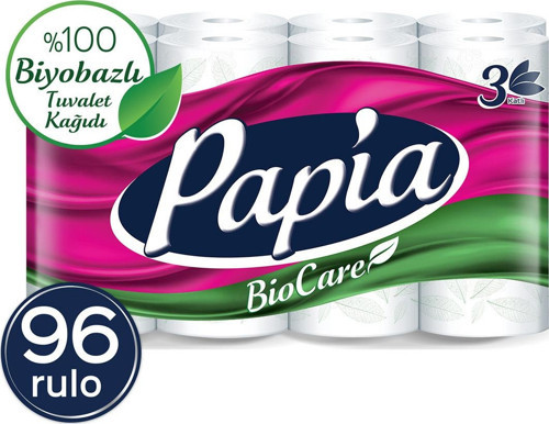 Biocare Tuvalet Kağıdı 96 Rulo (16 Rulo X 6 Paket)