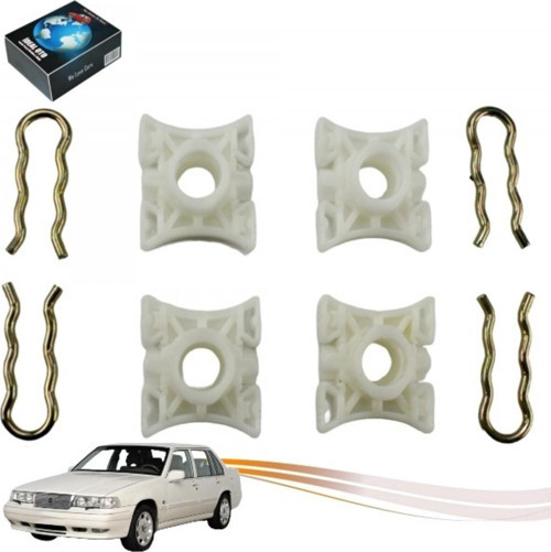 Volvo S90, Xc70, Xc90 İçin Cam Kriko Kılavuz Kızak Klips Kiti 50267161, 93253031715, 3005132100