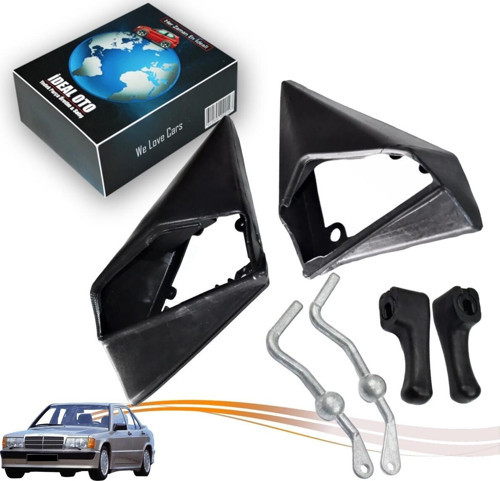 Mercedes 190 Seri W201 1982-1993 İçin Sol Sağ Ayna Dip Fitili Lastiği & Ayar Kolu Tamir Seti